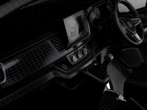 मित्सुबिशी एक्सप्रेस L1H2 HQइंटीरियर 2022 3D मॉडल