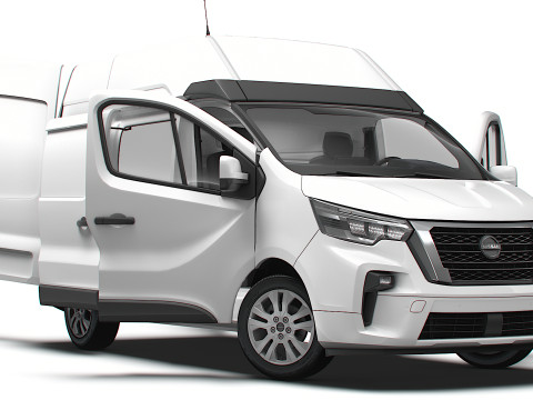 Nissan Primastar Van L1H2 HQInterior 2026 Model 3D
