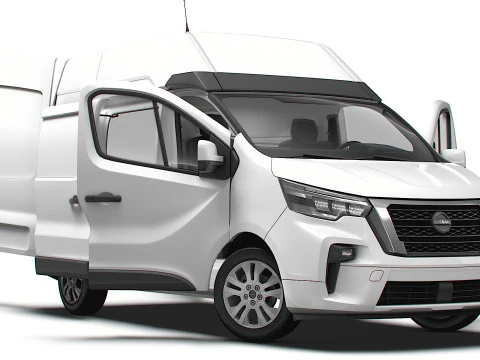 Nissan Primastar Van L1H2 HQInterni 2026 Modello 3D