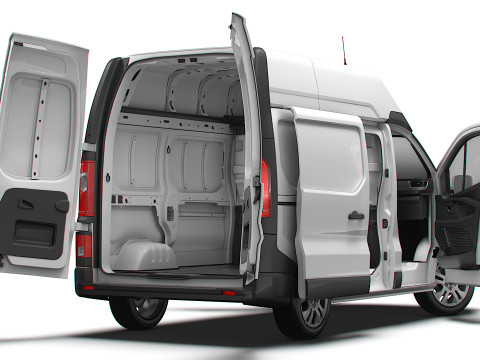 Nissan Primastar Van L1H2 HQInterior 2026 3D Model