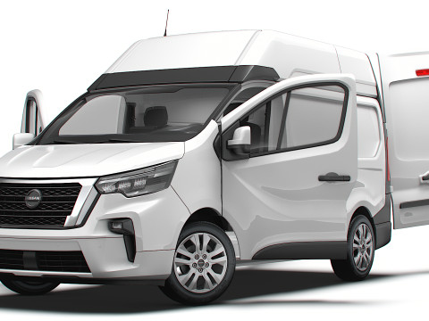 Nissan Primastar Van L1H2 HQInterior 2026 3D Model