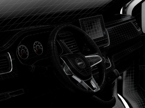 Nissan Primastar Van L1H2 HQInterior 2026 3D Model