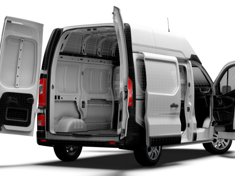 Nissan Primastar Van L1H2 HQInterior 2026 3D Model