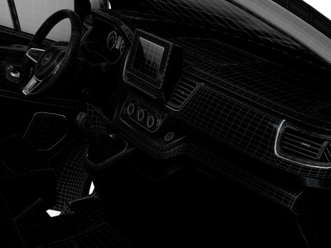 Nissan Primastar Van L1H2 HQInterior 2026 3D Model