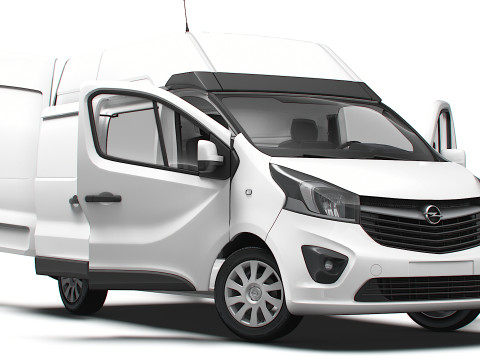 Opel Vivaro Van L1H2 HQInterior 2019 Model 3D