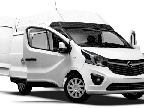 欧宝 Vivaro Van L1H2 HQ 内饰 2019 3D 模型