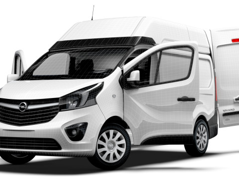 欧宝 Vivaro Van L1H2 HQ 内饰 2019 3D 模型