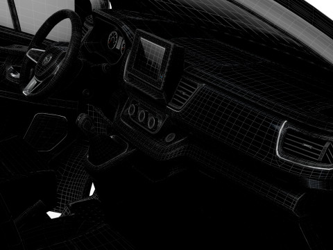 欧宝 Vivaro Van L1H2 HQ 内饰 2019 3D 模型