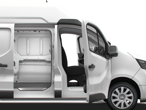 Renault Trafic Van L1H2 HQInterior 2024 3D 모델