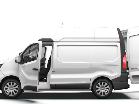Renault Trafic Van L1H2 HQInterior 2024 3D 모델