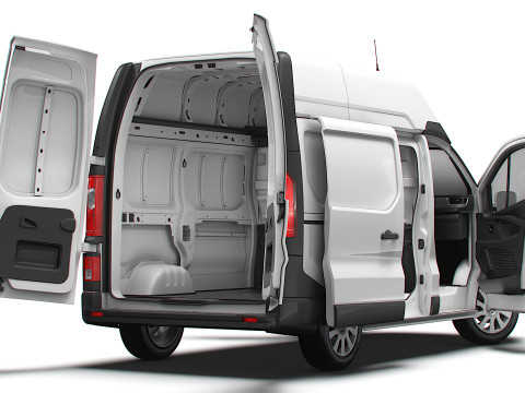 Renault Trafic Van L1H2 HQInterior 2024 3D 모델