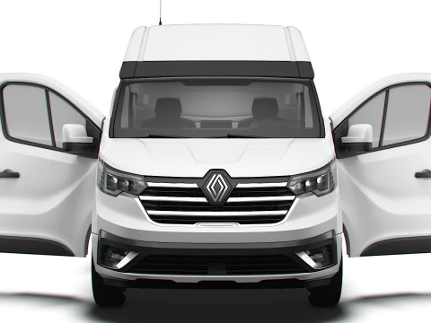 Renault Trafic Van L1H2 HQInterior 2024 3D Model