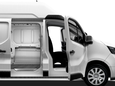 Renault Trafic Van L1H2 HQInterior 2024 3D 모델