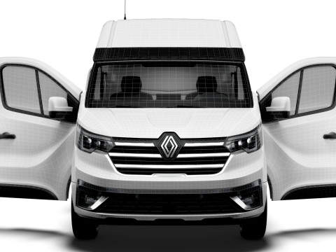 Renault Trafic Van L1H2 HQInterior 2024 3D 모델