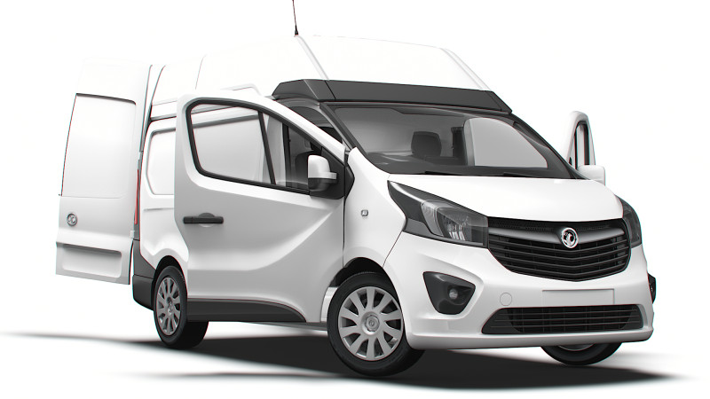 Vauxhall Vivaro Van L1H2 HQInterior 2019 3D Model .c4d .max .obj .3ds .fbx .stl .blend 