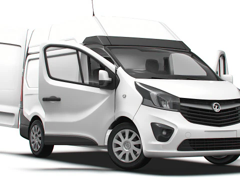 Vauxhall Vivaro Van L1H2 HQInterior 2019 Model 3D