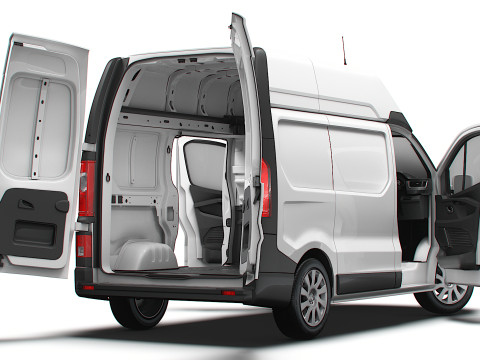 Vauxhall Vivaro Van L1H2 HQInterior 2019 3D Model