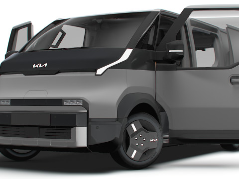 KIA PV5 Cargo L2H1 HQInterior 2026 3D 모델