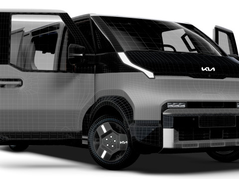 KIA PV5 Cargo L2H1 HQInterior 2026 3D 모델