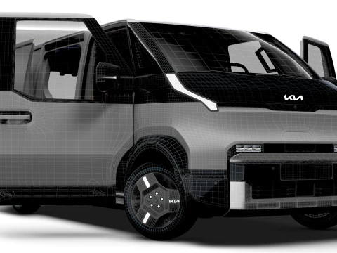 KIA PV5 Kargo L2H1 HQInterior 2026 Model 3D
