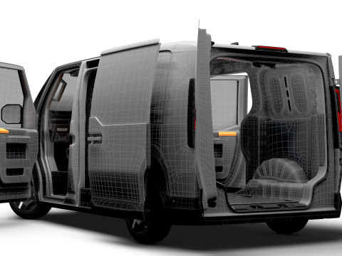 KIA PV5 Cargo L2H1 HQInterior 2026 3D 모델