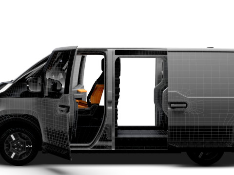KIA PV5 Cargo L2H1 HQInterior 2026 3D 모델