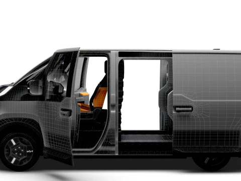 KIA PV5 Kargo L2H1 HQInterior 2026 Model 3D