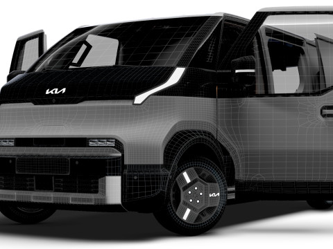 KIA PV5 Cargo L2H1 HQInterior 2026 3D 모델