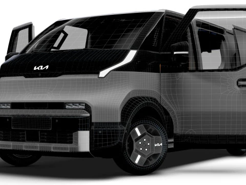 KIA PV5 Kargo L2H1 HQInterior 2026 Model 3D