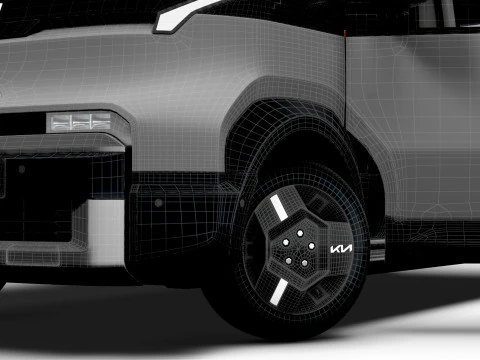 KIA PV5 Kargo L2H1 HQInterior 2026 Model 3D