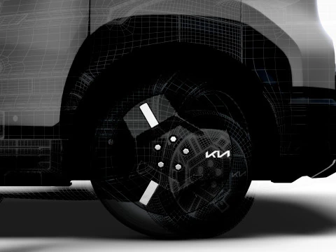 KIA PV5 Kargo L2H1 HQInterior 2026 Model 3D