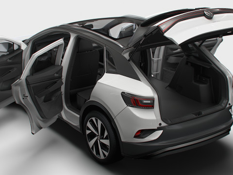 VW ID 4 Commercial HQInterior 2025 3D मॉडल