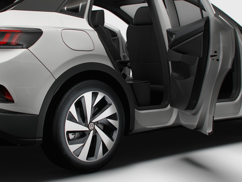 VW ID 4 Commercial HQInterior 2025 3D मॉडल