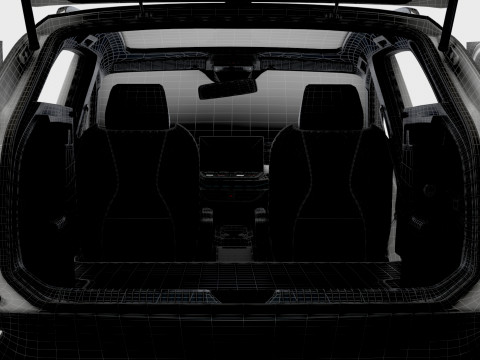 VW ID 4 Commercial HQInterior 2025 3D मॉडल