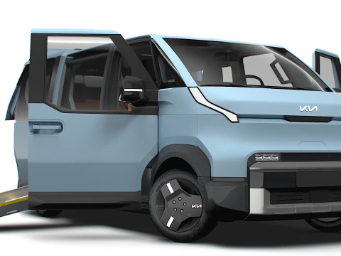 Kursi Roda KIA PV5 L2H1 HQInterior 2026 Model 3D