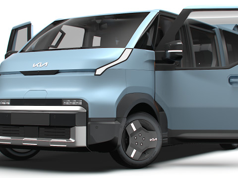KIA PV5 Wheelchair L2H1 HQInterior 2026 3D Модель