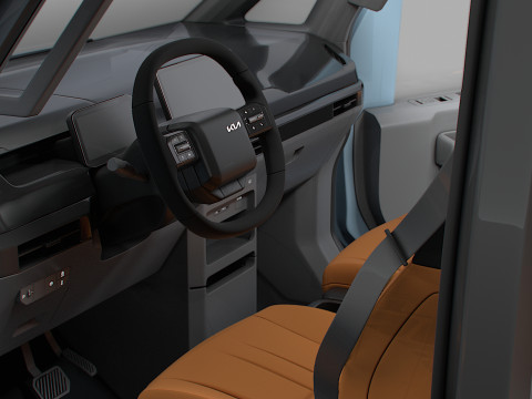 KIA PV5 Wheelchair L2H1 HQInterior 2026 3D Модель