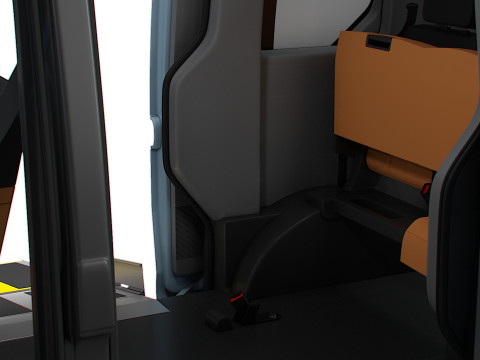 KIA PV5 Wheelchair L2H1 HQInterior 2026 3D Модель