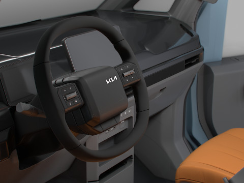 KIA PV5 Wheelchair L2H1 HQInterior 2026 3D Модель