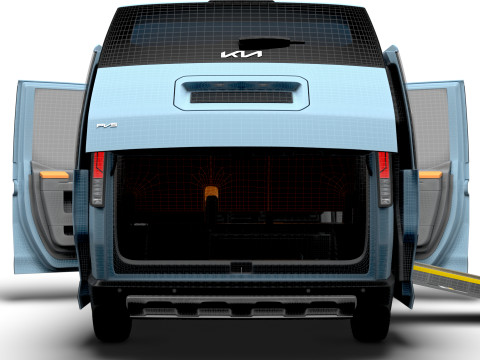 KIA PV5 Wheelchair L2H1 HQInterior 2026 3D Модель