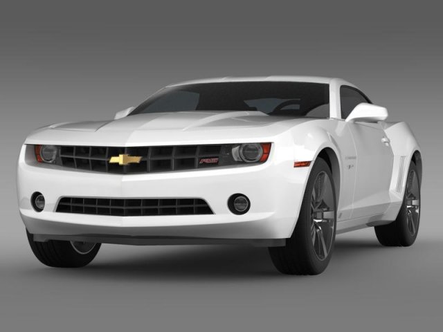 chevrolet camaro 45th ae 2012 3D Модель .c4d .max .obj .3ds .fbx .stl .blend 