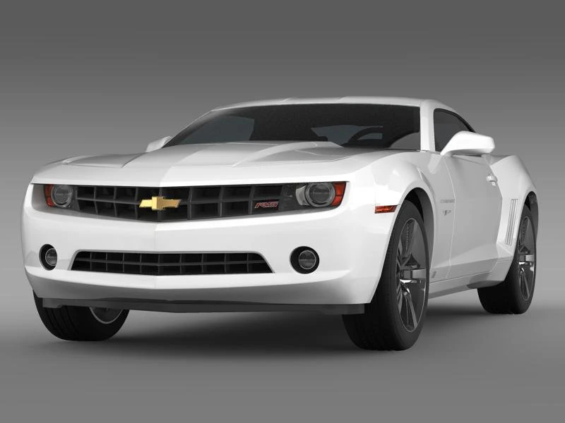 chevrolet camaro 45th ae 2012 3D Model .c4d .max .obj .3ds .fbx .stl .blend 