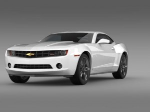 chevrolet camaro 45th ae 2012 3D Модель