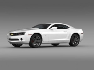 chevrolet camaro 45th ae 2012 3D Модель