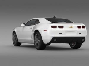 chevrolet camaro 45th ae 2012 3D Модель