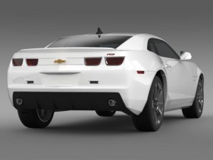 chevrolet camaro 45th ae 2012 3D Модель