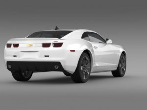 chevrolet camaro 45th ae 2012 3D Модель