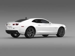 chevrolet camaro 45th ae 2012 3D Модель
