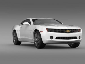 chevrolet camaro 45th ae 2012 3D Модель