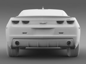 chevrolet camaro 45th ae 2012 3D Модель
